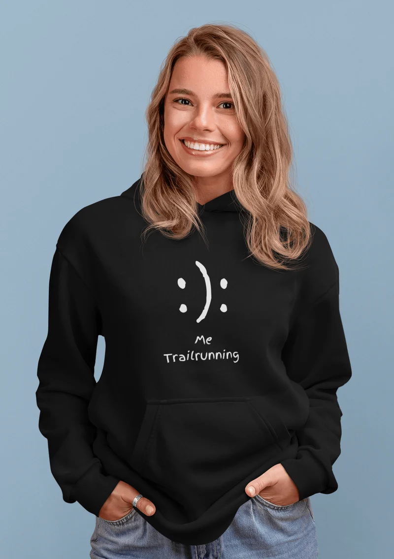 Smile Me Trailrunning - Bio Premium Hoodie