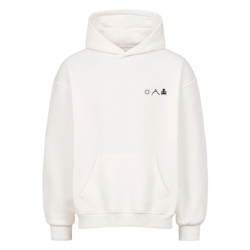 Trailrunning Letters - Bio Premium Oversized Hoodie