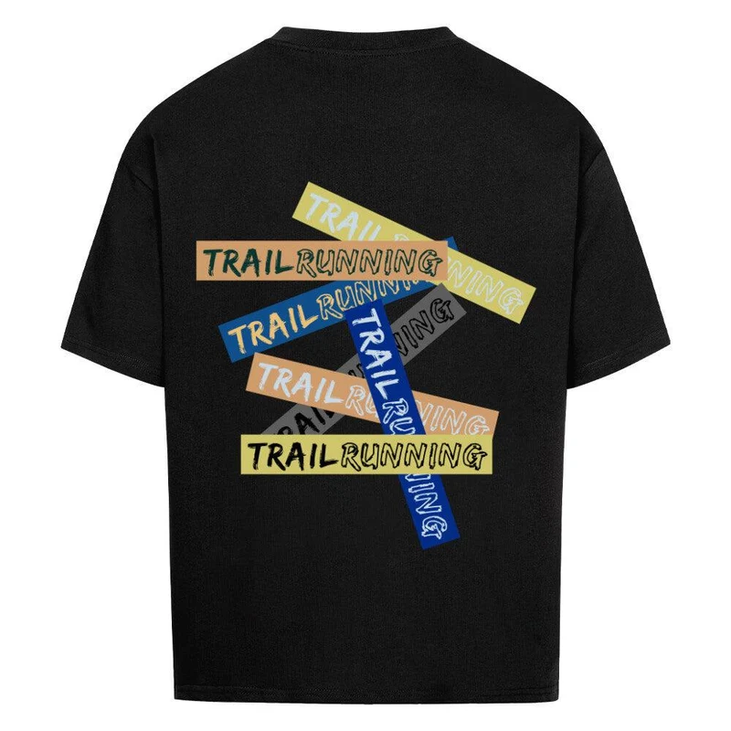 Trailrunning Letters - Bio Premium Oversized Shirt