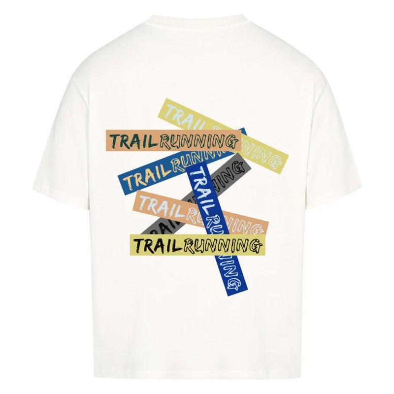 Trailrunning Letters - Bio Premium Oversized Shirt