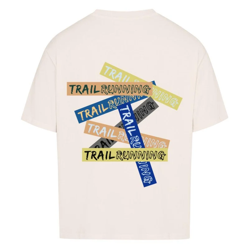 Trailrunning Letters - Bio Premium Oversized Shirt