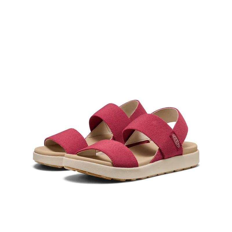 Elle Riemensandalen für Damen | Garnet/Birch