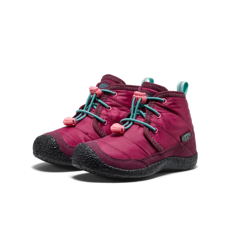 Howser II Wasserdicht Chukka für kleine Kids | Beaujolais/Pool Blue
