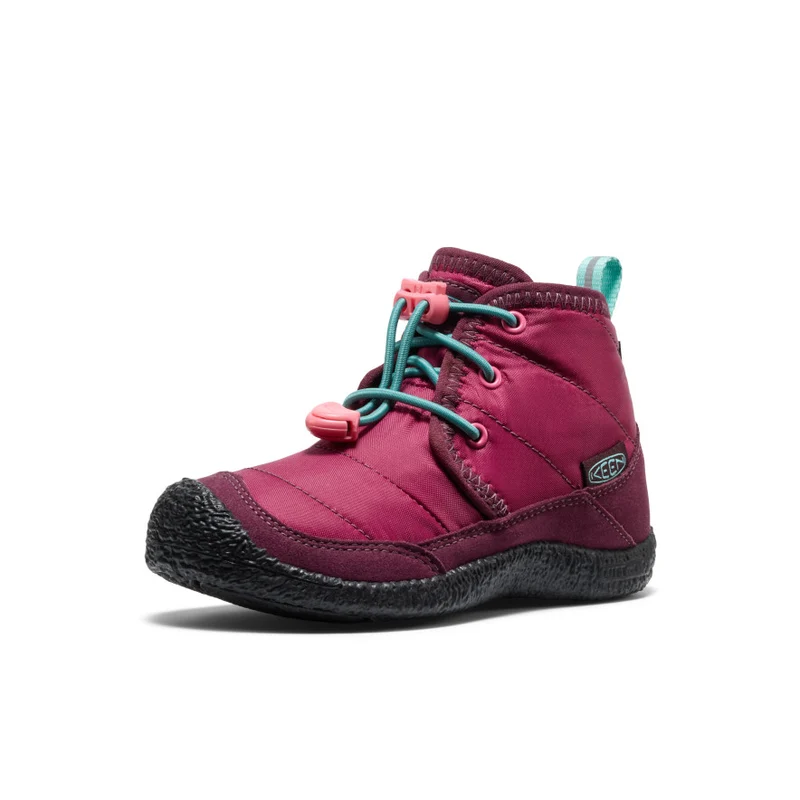 Howser II Wasserdicht Chukka für kleine Kids | Beaujolais/Pool Blue