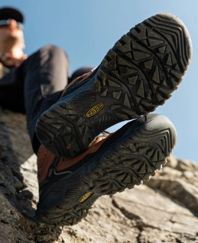 Targhee IV Wide Wasserdichte Wanderstiefel für Herren | Bison/Black