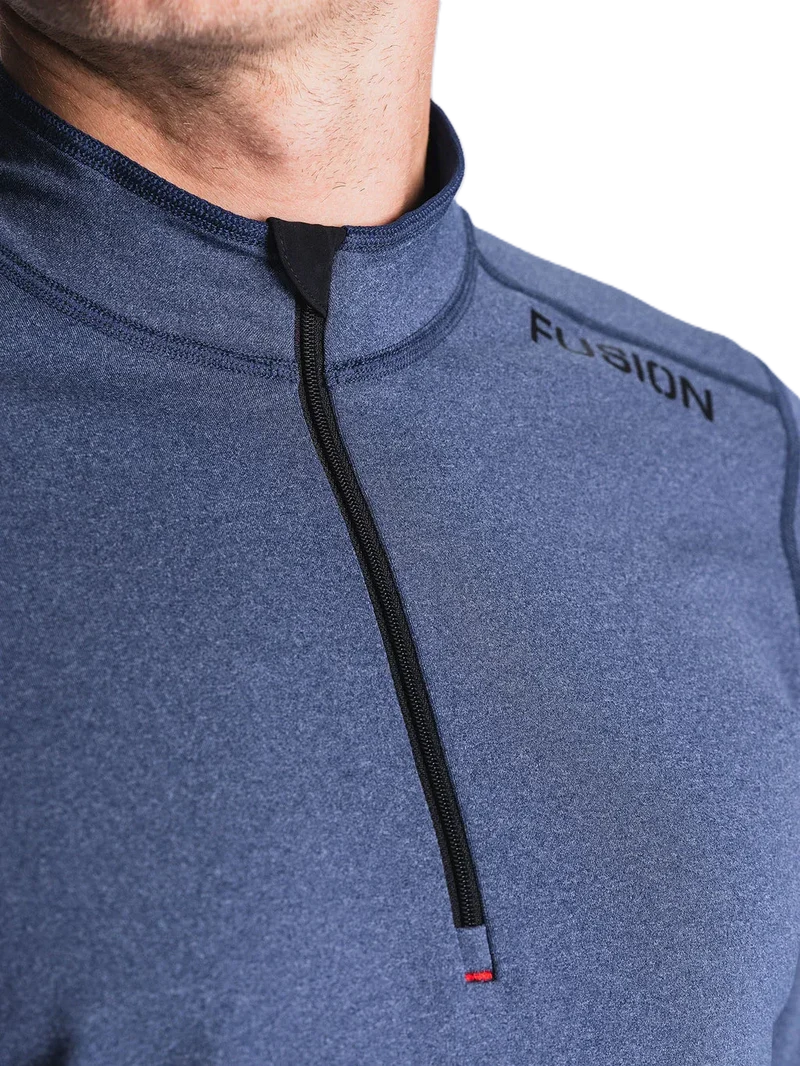 FUSION C3 Zip Neck Herren