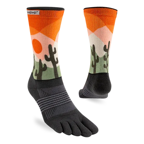 Injinji Trail Midweight Crew Artist Designed Laufsocken Damen
