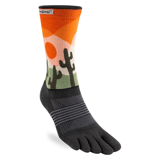 Injinji Trail Midweight Crew Artist Designed Laufsocken Damen