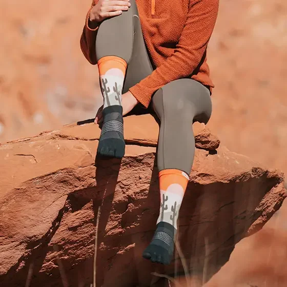 Injinji Trail Midweight Crew Artist Designed Laufsocken Damen