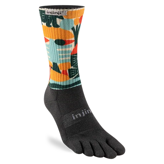 Injinji Trail Midweight Crew Artist Designed Laufsocken Herren