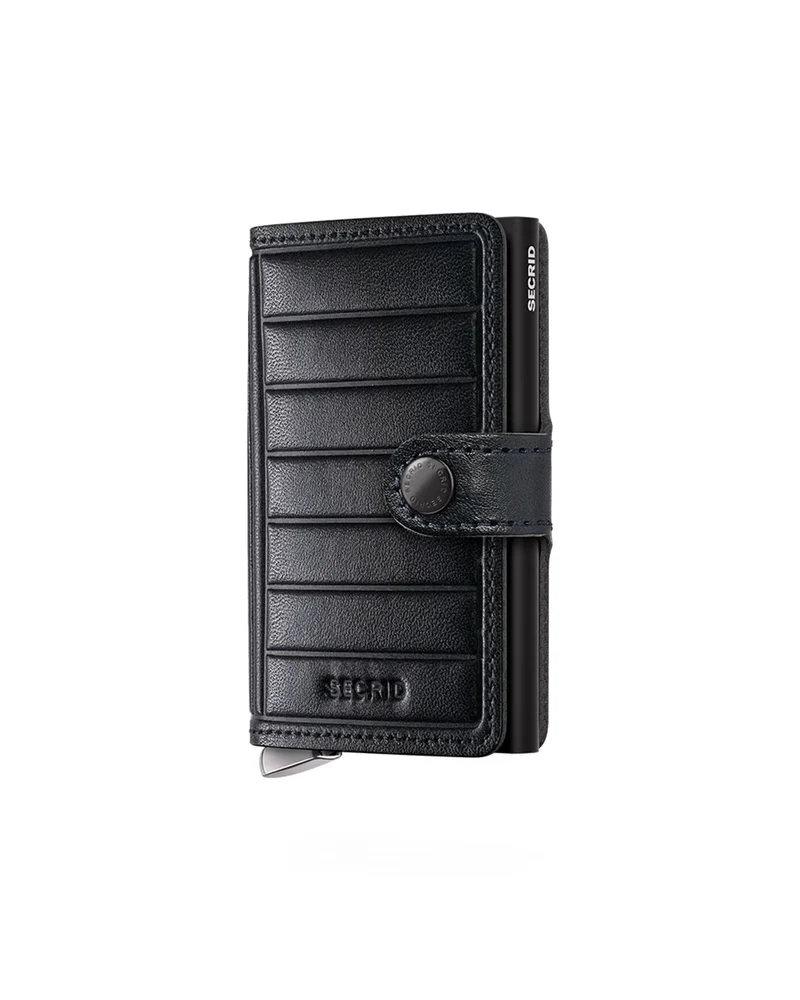 Secrid Premium Miniwallet+ Emboss Lines Black