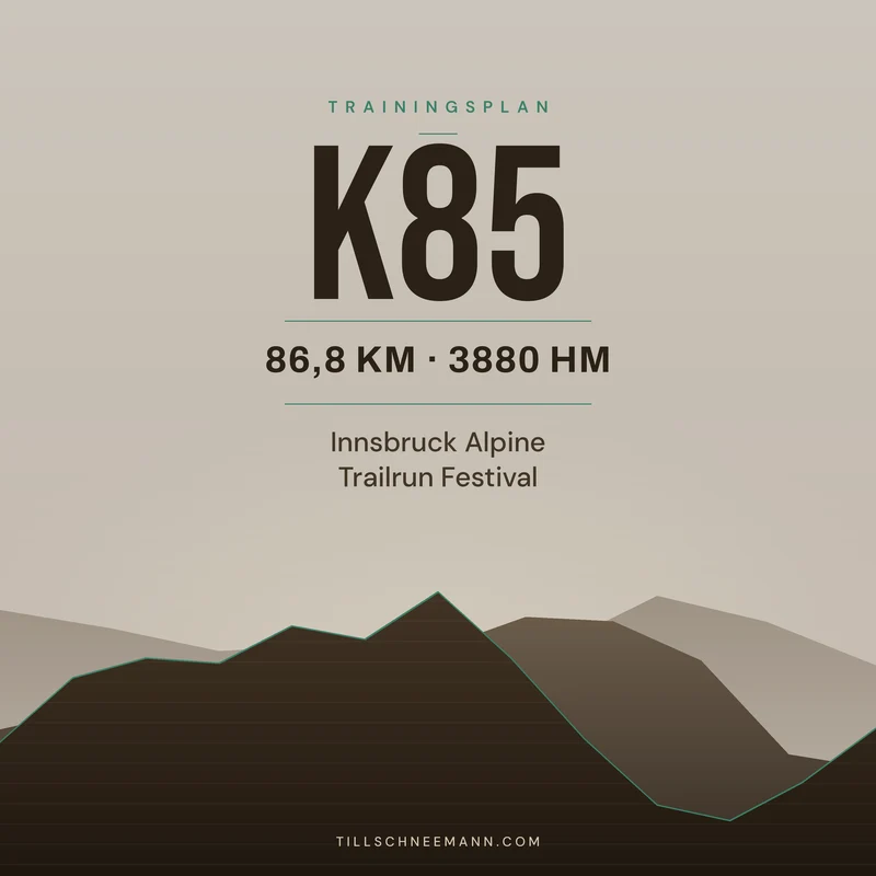 Trainingsplan IATF • K85 • 85km/3900Hm • 16 Wochen