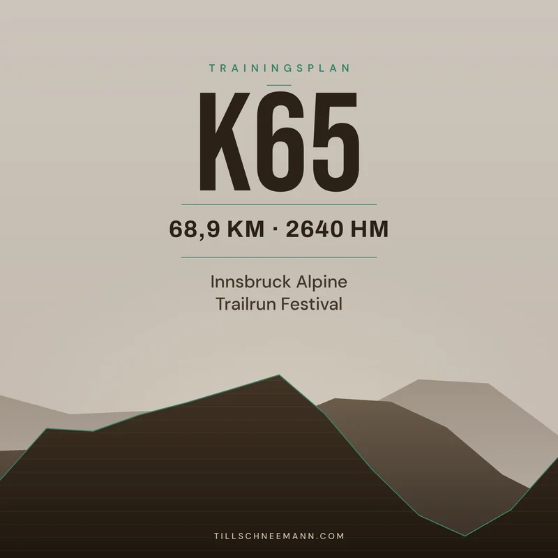 Trainingsplan IATF • K65 • 67km/2450Hm • 12 Wochen