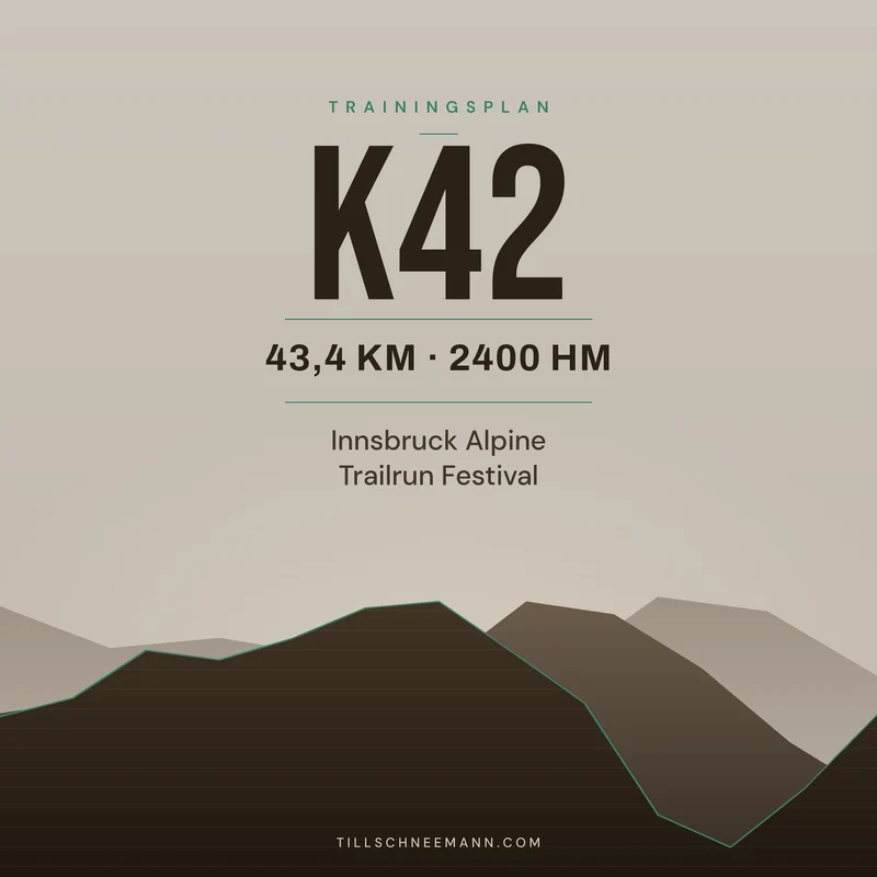Trainingsplan IATF • K42 • 42km/2500Hm • 12 Wochen