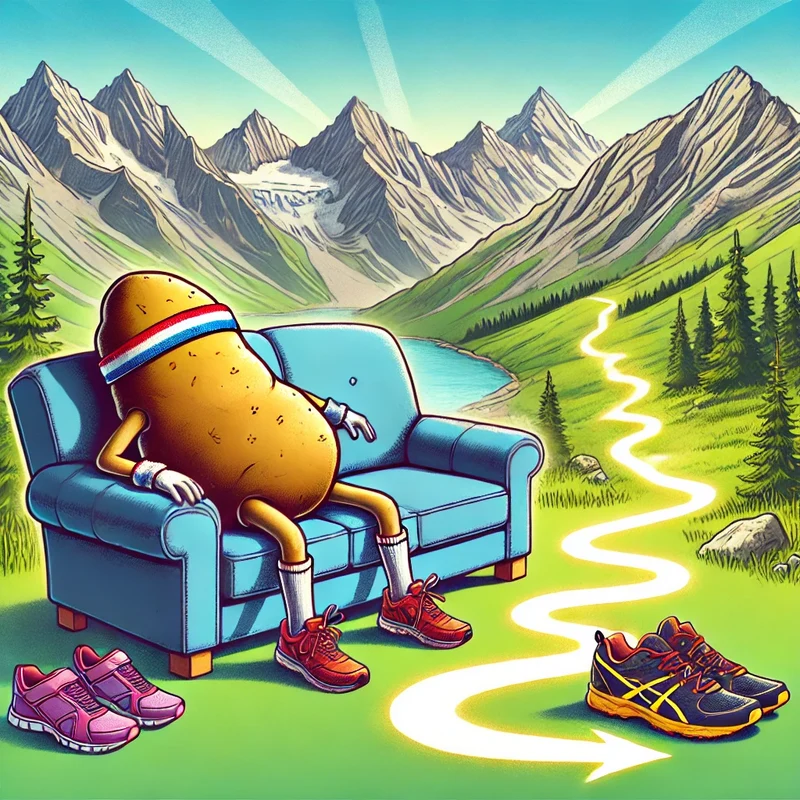 Trainingsplan from Couch Potatoe to Trail Heroe • Level 1 • 8 Wochen