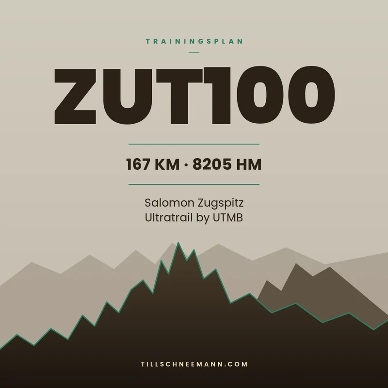 Trainingsplan ZUT100 • 164km/8300Hm • 20 Wochen