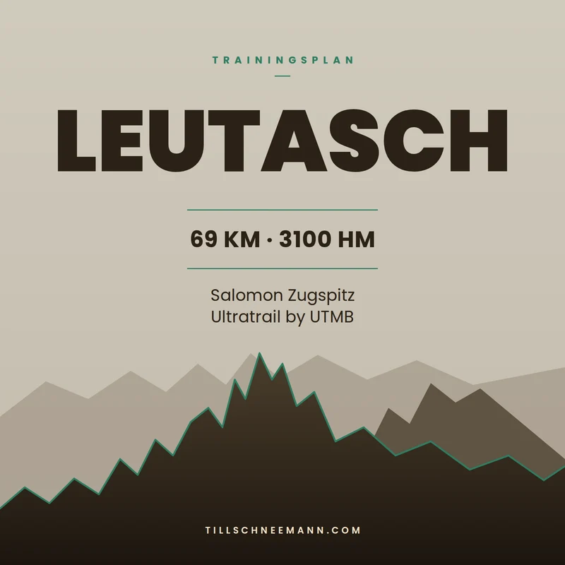 Trainingsplan ZUT LEUTASCH TRAIL • 69km/2900Hm • 12 Wochen