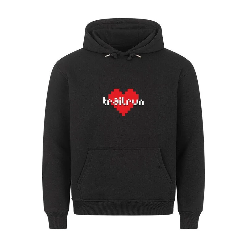 trailrun heart - Bio Premium Hoodie