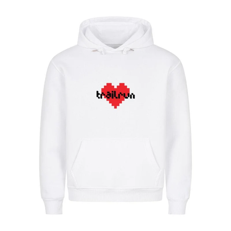 trailrun heart - Bio Premium Hoodie