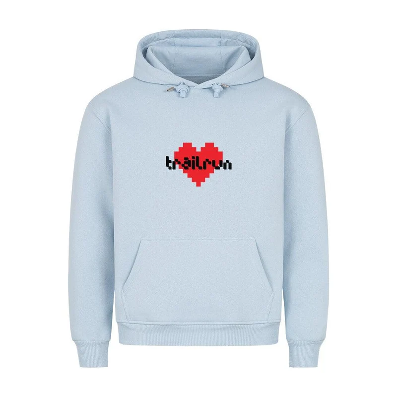 trailrun heart - Bio Premium Hoodie