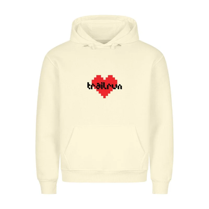 trailrun heart - Bio Premium Hoodie