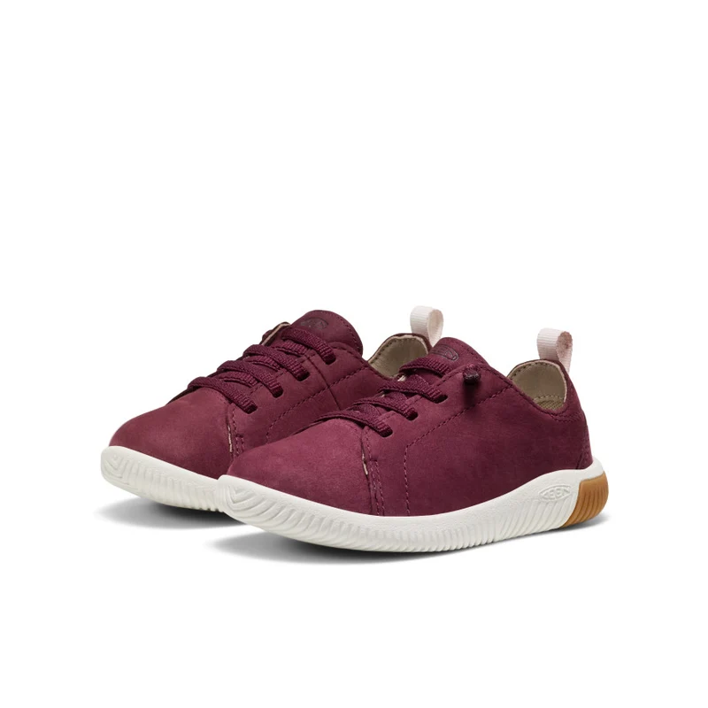 KNX Leder Sneaker für kleine Kids | Fig/Star White