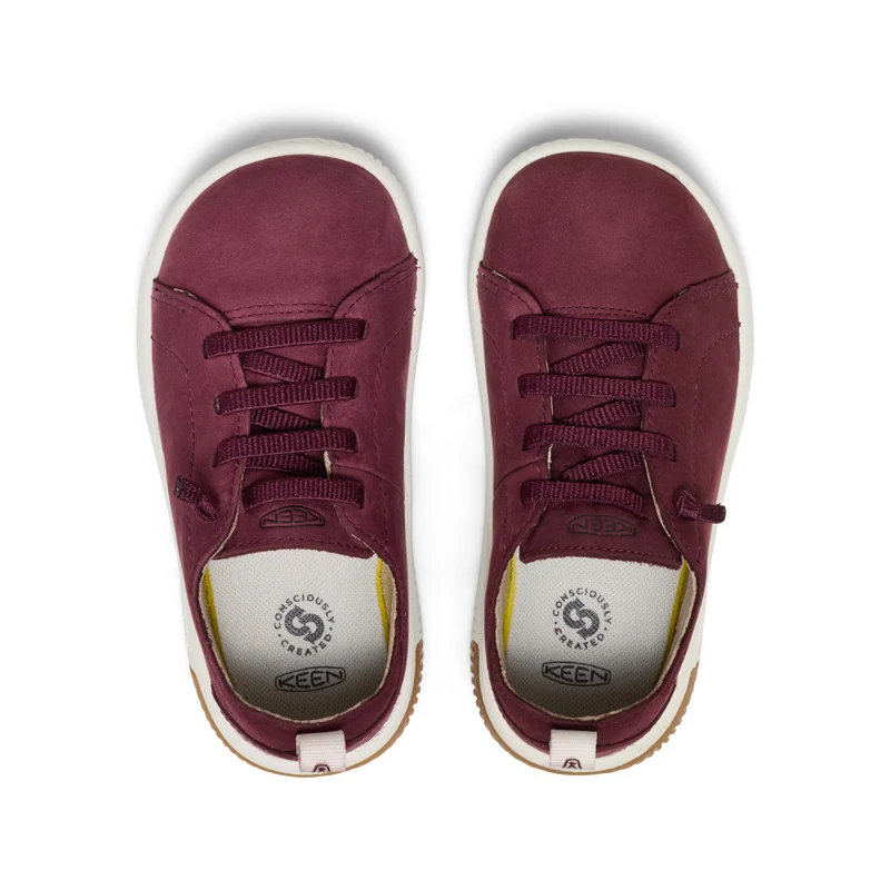 KNX Leder Sneaker für kleine Kids | Fig/Star White