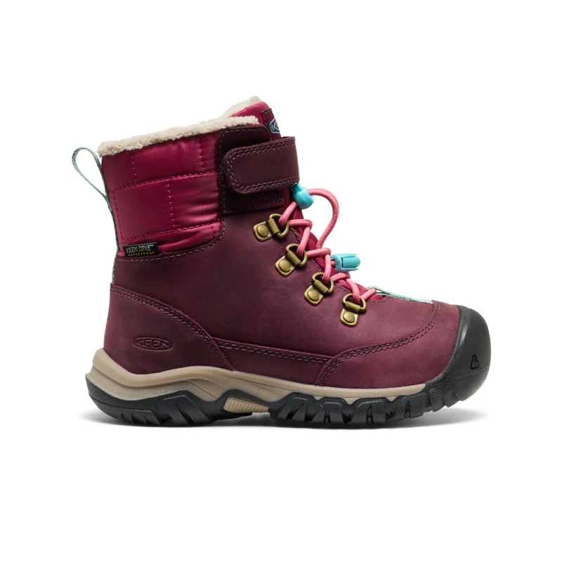 Kanibou Wasserdichte Winterstiefel für kleine Kids | Fig/Pink Lemonade