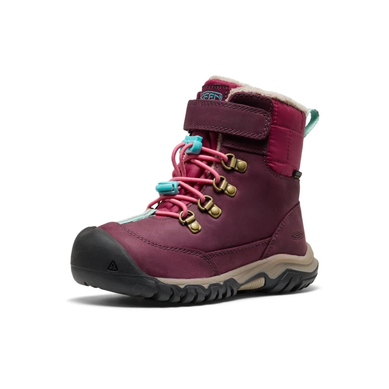 Kanibou Wasserdichte Winterstiefel für kleine Kids | Fig/Pink Lemonade