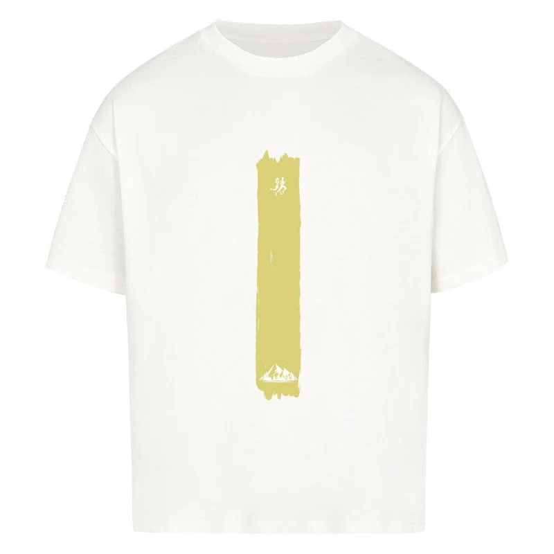 Green Stripe Runner - Bio Oversized Shirt