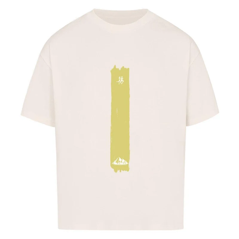 Green Stripe Runner - Bio Oversized Shirt
