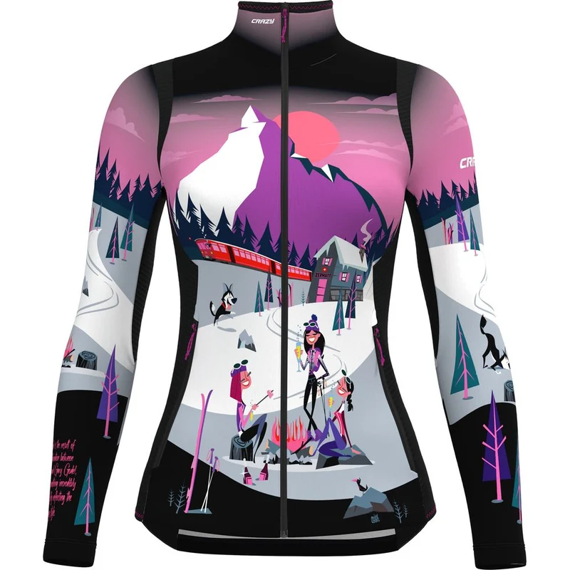 Crazy Idea Pull Wonder Magic Damen Midlayer selfie