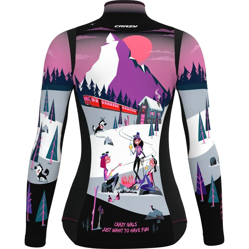 Crazy Idea Pull Wonder Magic Damen Midlayer selfie