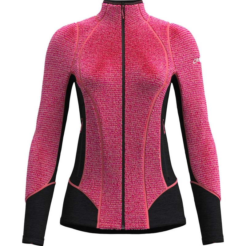 Crazy Idea Pull Exit Extrafleece Damen Midlayer blush