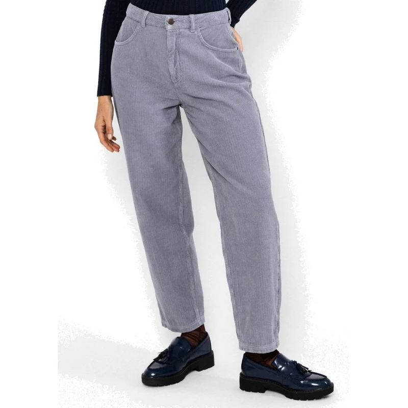 Blutsgeschwister High Waist Olotte Damen Cordhose morning-dawn-corduroy-blue