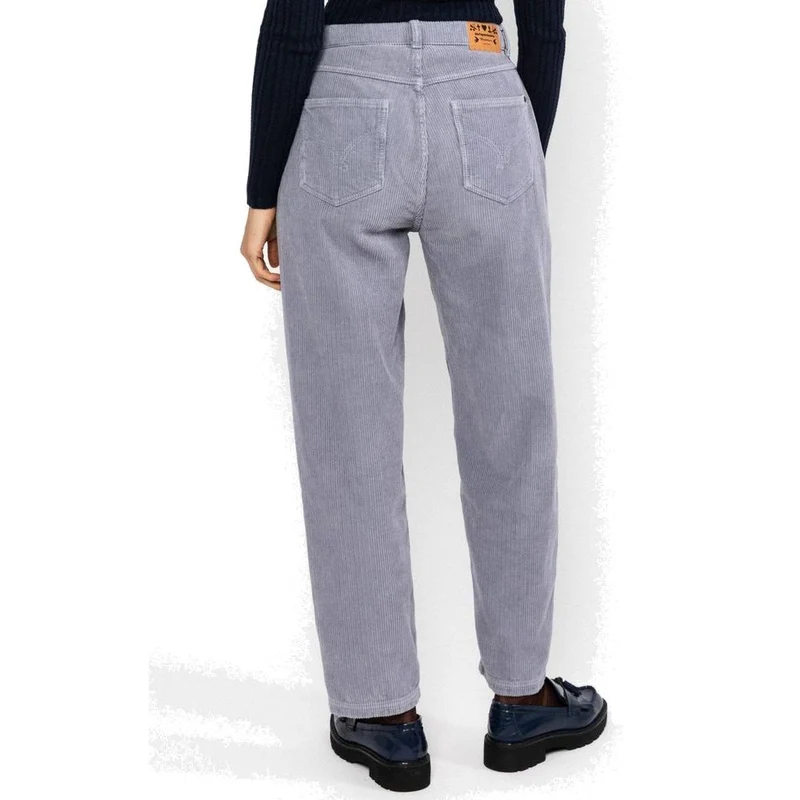 Blutsgeschwister High Waist Olotte Damen Cordhose morning-dawn-corduroy-blue