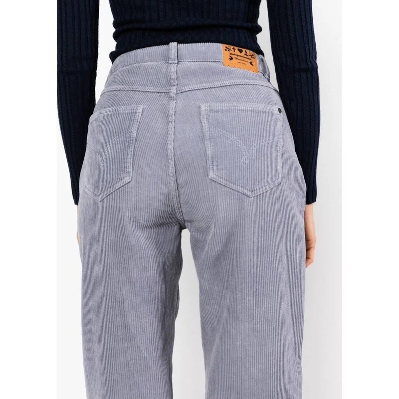 Blutsgeschwister High Waist Olotte Damen Cordhose morning-dawn-corduroy-blue