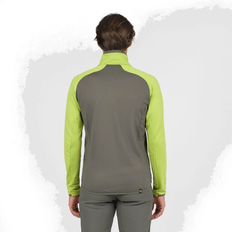 Karpos Odle Evo Full Zip Fleece Herren Midlayer kambaba-dark-citron