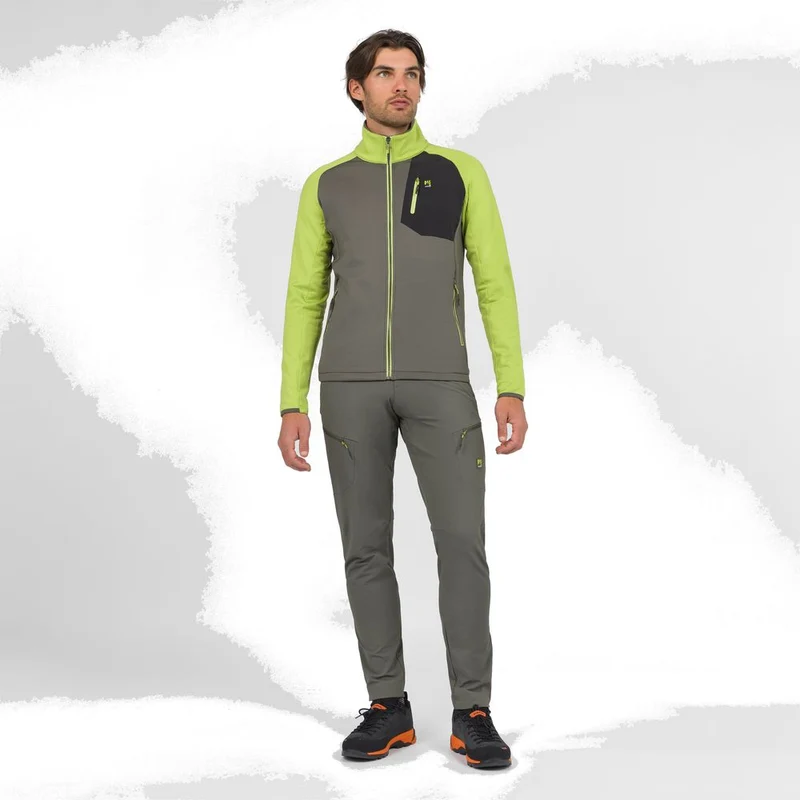 Karpos Odle Evo Full Zip Fleece Herren Midlayer kambaba-dark-citron