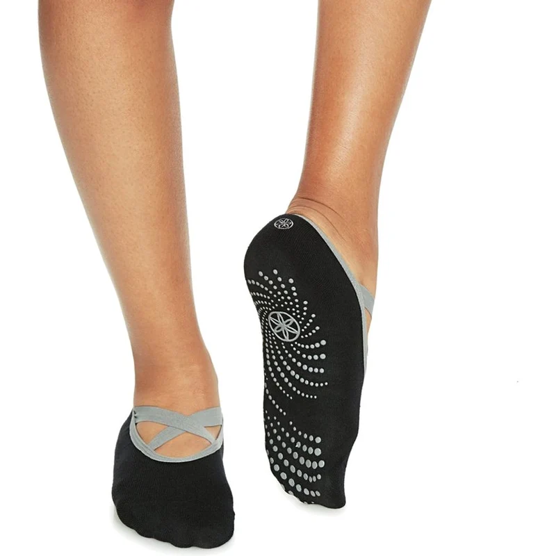 Gaiam Gaiam Grippy Yoga Barre Socks - Yoga Socken grau-schwarz