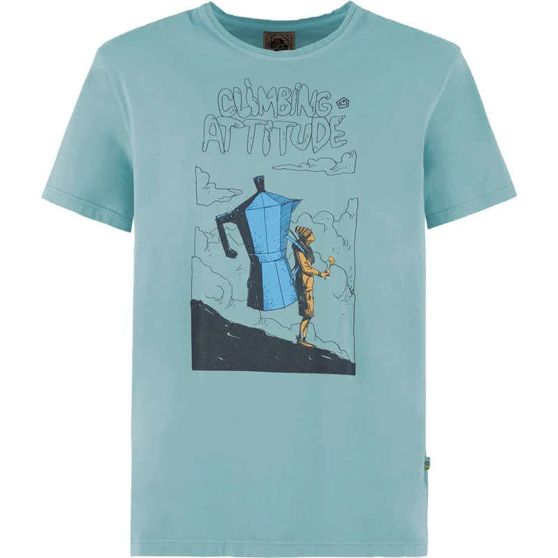 E9 Atti Herren T-Shirt aquamarine-1075