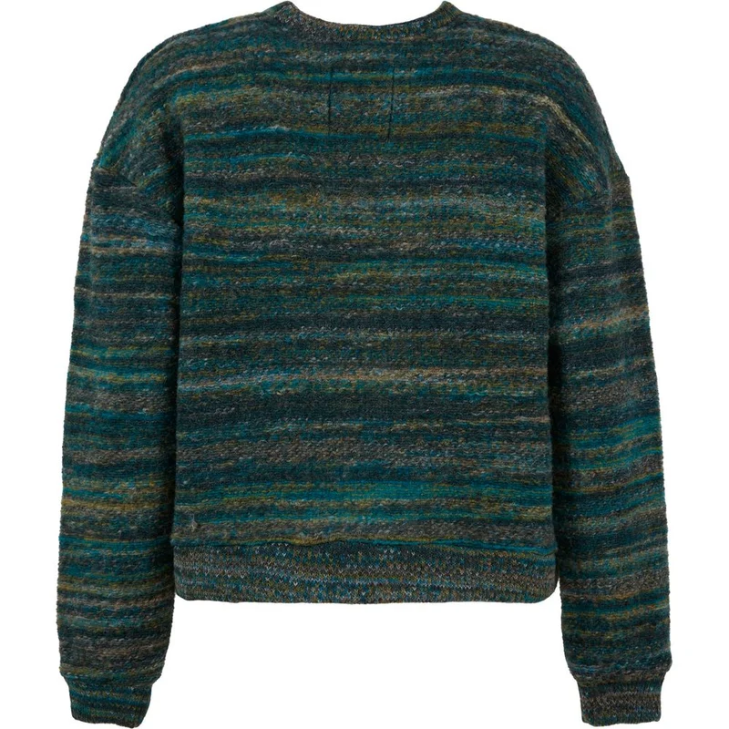 E9 Mei Damen Pullover dark-teal-1084