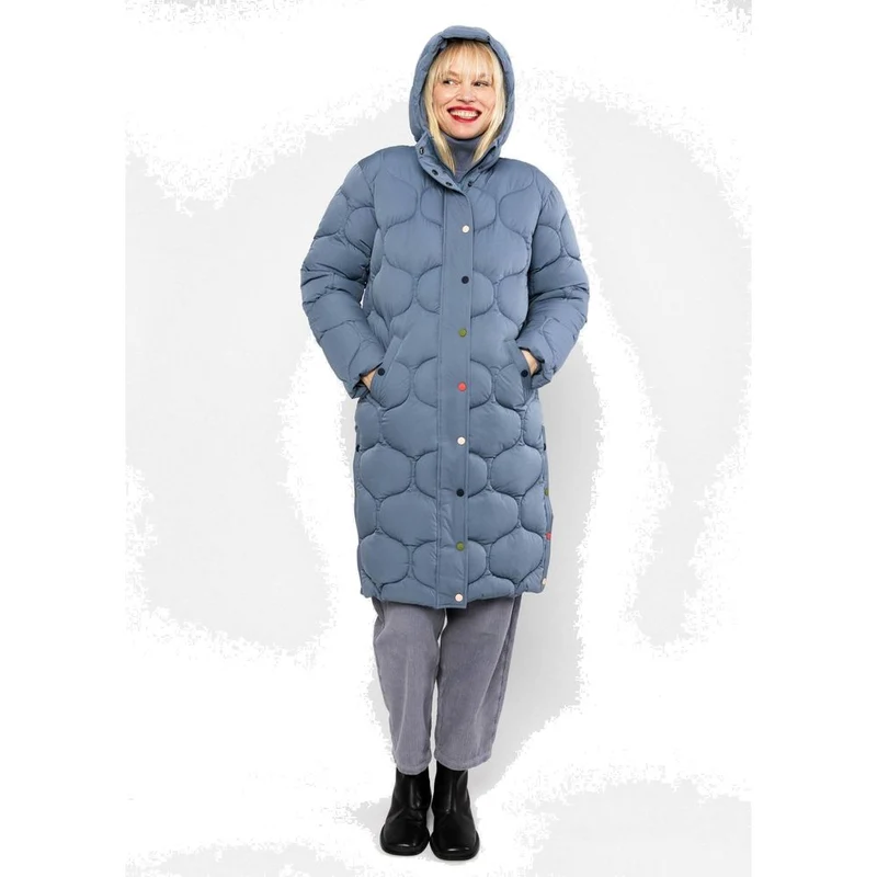 Blutsgeschwister No Down Mister Damen Wintermantel slate-haze-statement