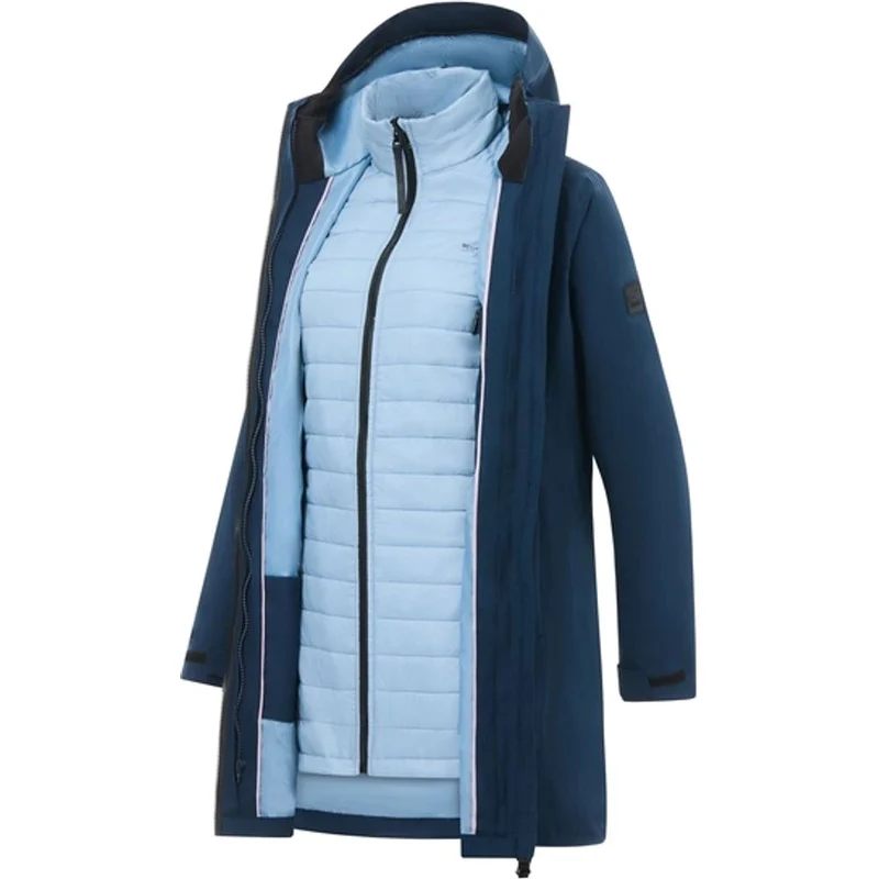 Regatta Denbury Damen 3-in-1-Jacke navy/dusky blue