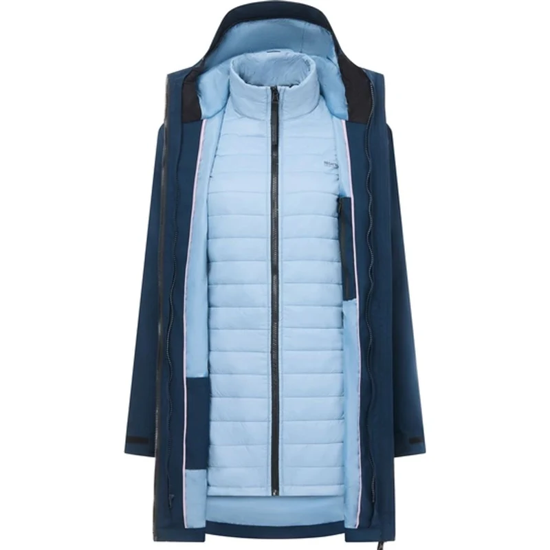 Regatta Denbury Damen 3-in-1-Jacke navy/dusky blue