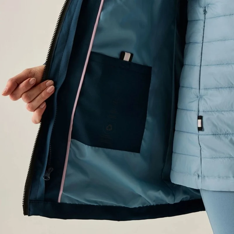 Regatta Denbury Damen 3-in-1-Jacke navy/dusky blue