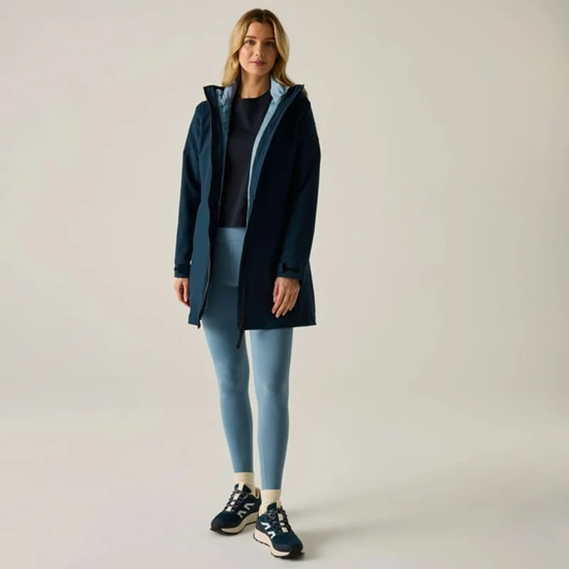 Regatta Denbury Damen 3-in-1-Jacke navy/dusky blue
