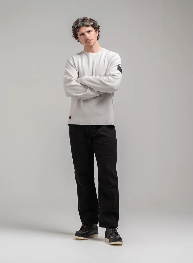 DISSIDENT WAFFLE LONG SLEEVE T-SHIRT