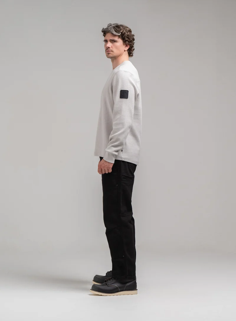 DISSIDENT WAFFLE LONG SLEEVE T-SHIRT