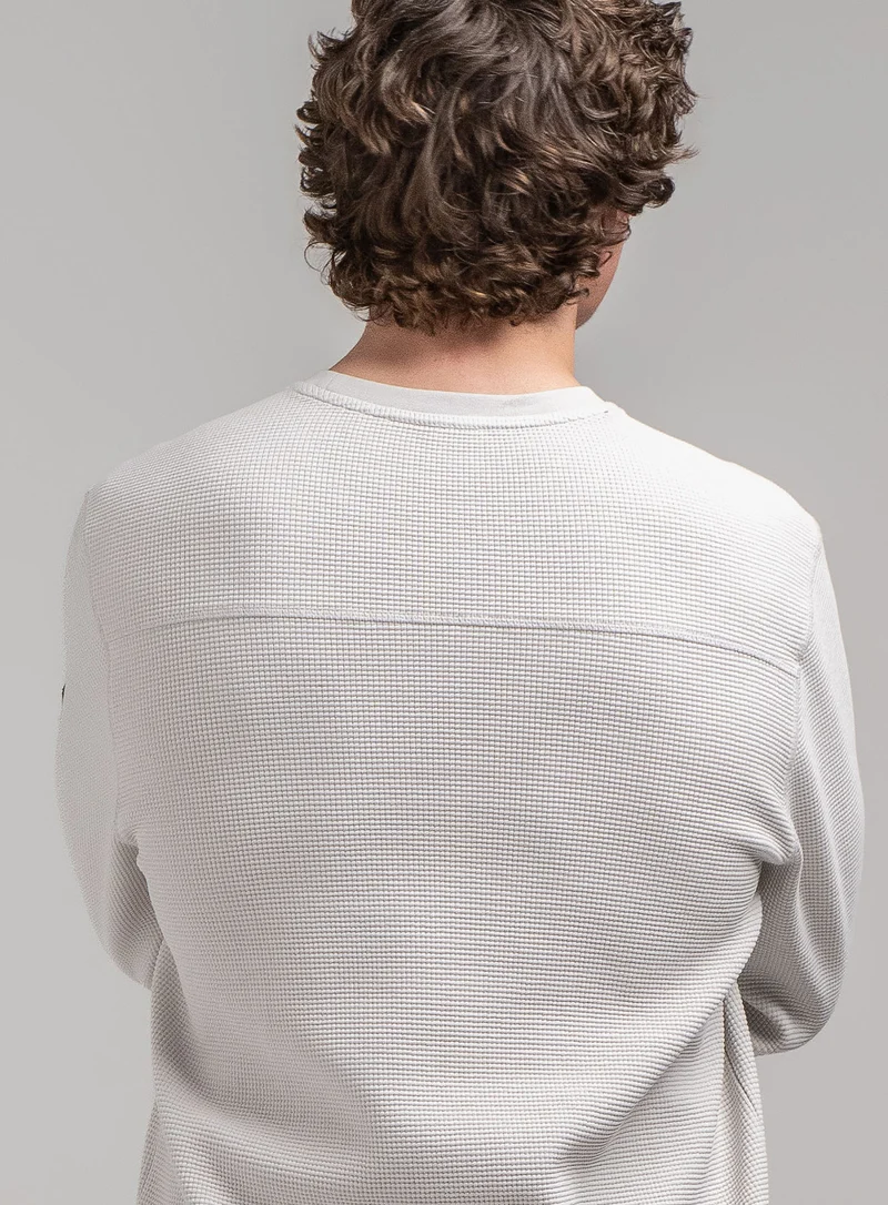 DISSIDENT WAFFLE LONG SLEEVE T-SHIRT